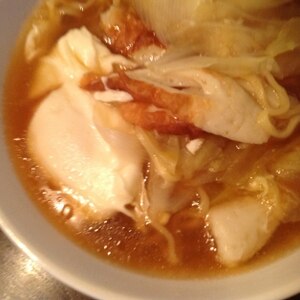 簡単おいしい☆白菜・卵・ちくわのラーメン♪